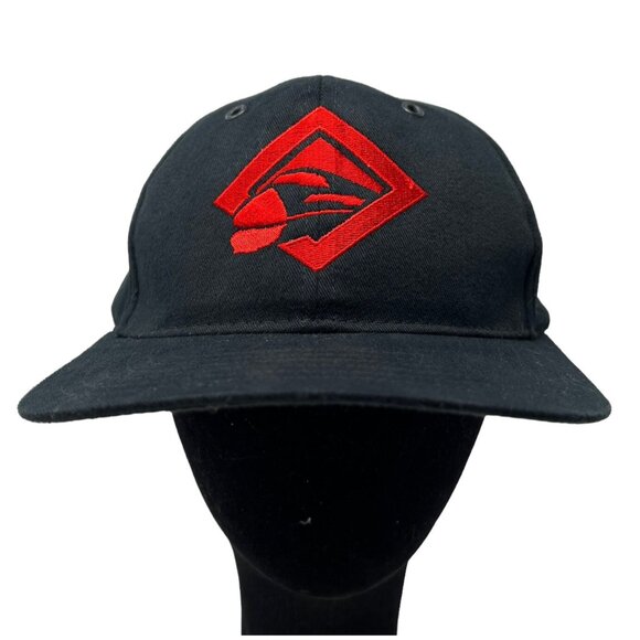 Marlboro Unlimited Vintage Strapback Hat Cap Cigarettes Train Retro 90's Logo - Picture 1 of 10